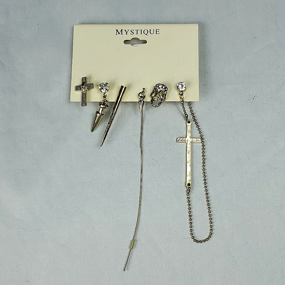 Mystique Gold multiple earrings - Picture 3 of 3